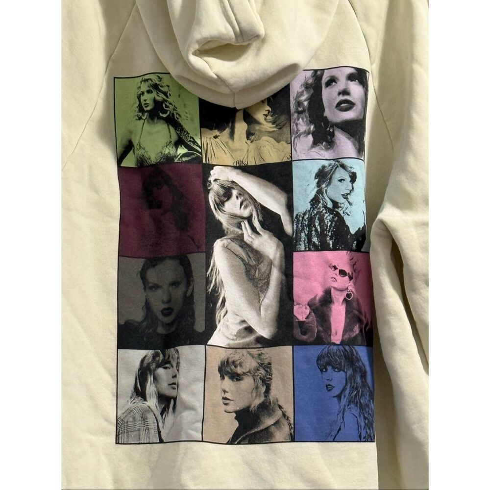 Taylor Swift Multicolor Graphic Hoodie - Eras Tour